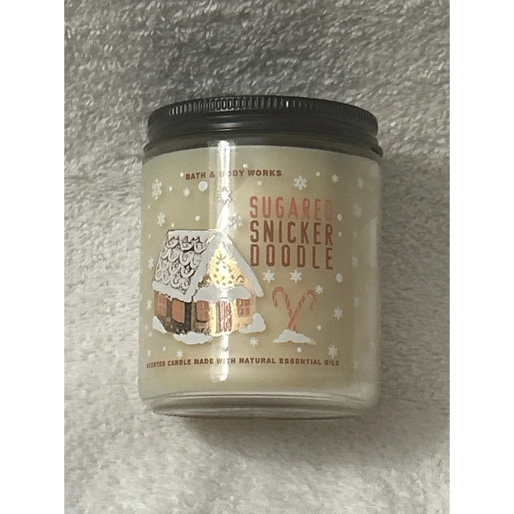 Bath & Body Works Sugared Snickerdoodle Single Wick Candle 7 oz New